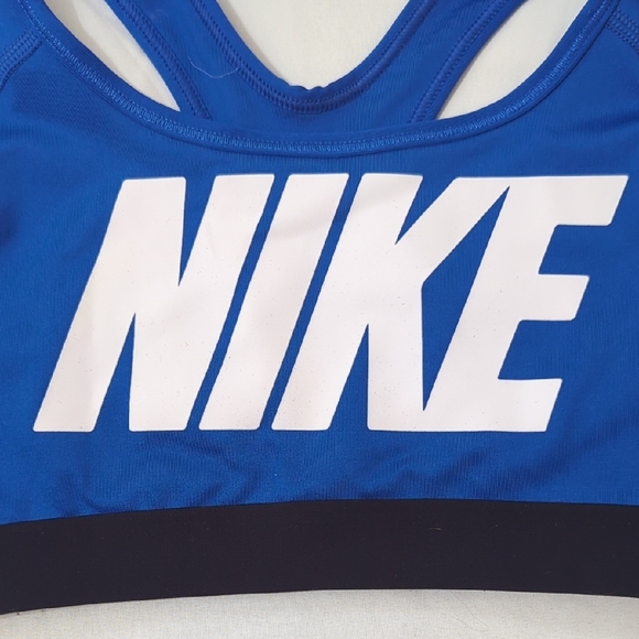 Nike Sports Bra, Color Blue, Size S - Picture 2 of 12